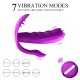 Stymulator-Silicone Panty Vibrator USB 7 Function / Heating - B - Series Fox