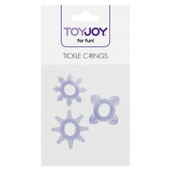 Tickle C-Rings Purple - TOYJOY
