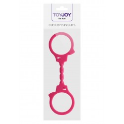 Stretchy Fun Cuffs Pink - ToyJoy