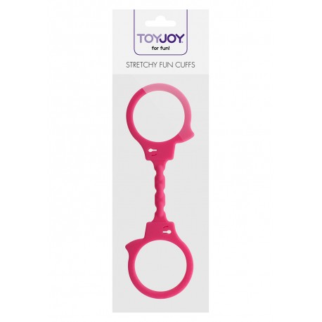 Stretchy Fun Cuffs Pink - ToyJoy