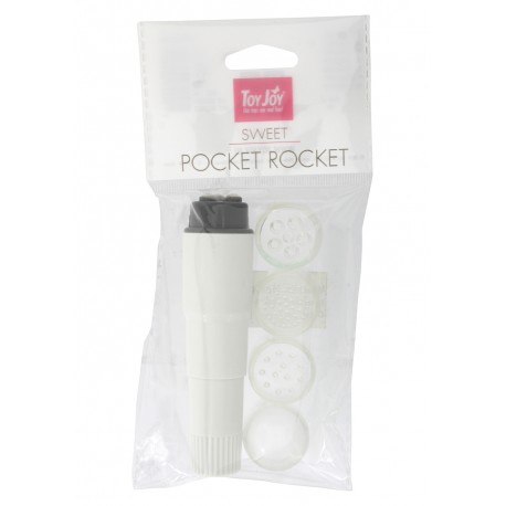 Pocket Rocket White - ToyJoy