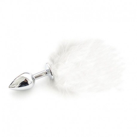 Plug anale Pon Tail Anal Plug bianco - Toyz4lovers