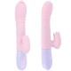 Wibrator-Silicone Vibrator USB 7 Function and Thrusting Function / Heating, purple - B - Series Fox
