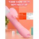 Wibrator-Silicone Vibrator USB 7 Function and Thrusting Function / Heating, purple - B - Series Fox