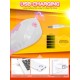 Wibrator-Silicone Vibrator USB 7 Function and Thrusting Function / Heating, purple - B - Series Fox