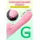 Wibrator-Silicone Vibrator USB 7 Function and Thrusting Function / Heating, purple - B - Series Fox