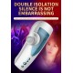 Masturbator-Vibrating, Rotating and Flashing Masturbation USB 10+10 Function / Talk Mode - B - Series Fox