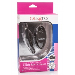Remote Petite Panty Teaser Black - Calexotics