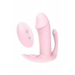 VIBES OF LOVE REMOTE TRI-PLEASURER PINK - Dream Toys