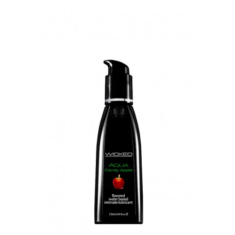 WICKED AQUA CANDY APPLE FLAVORED 120ML - Wicked Sensual Care