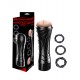 Quickes Pro - Vibrating masturbator + 3 pack cockring - Power Escorts