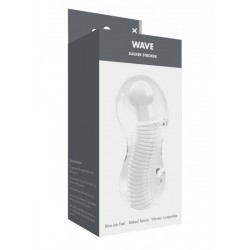 Masturbator- Me You Us Wave Sucker Stroker Male Masturbator Transparent - Me You Us