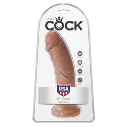 King Cock 8 inch Skin-coloured - King Cock