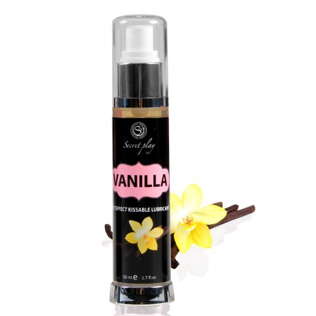 VANILLA HOT EFFECT KISSABLE LUBRICANT 50 ML - Secret Play