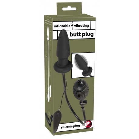 Inflatable vibrating butt plug - You2Toys