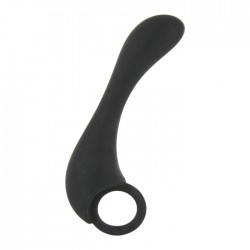 Silicone Prostate Locator Black - Calexotics