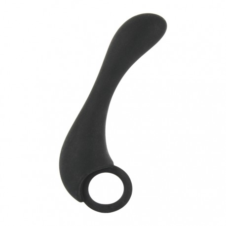 Silicone Prostate Locator Black - Calexotics