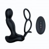 Wibrator-Silicone Massager 7 Function and Heating Function, Black - B - Series Fox
