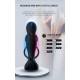 Wibrator-Silicone Massager 7 Function and Heating Function, Black - B - Series Fox