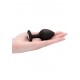 Diamond Heart Butt Plug - Large - Black - Ouch!
