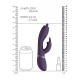 Wibrator Nilo - Pinpoint Rotating G-spot Rabbit - Purple - Vive