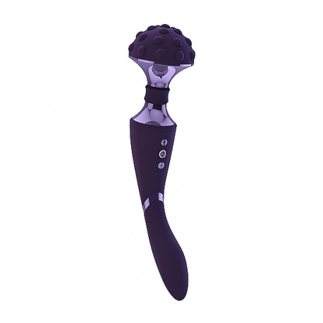 Stymulator- Shiatsu Bendable Massager Wand - Purple - Vive