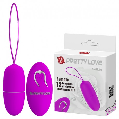 PRETTY LOVE -SELKIE, 12 vibration functions Wireless remote control - Pretty Love