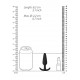Slim Butt Plug - Black - ShotsToys