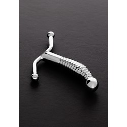 Ribbed G Spot Stimulator - Steel