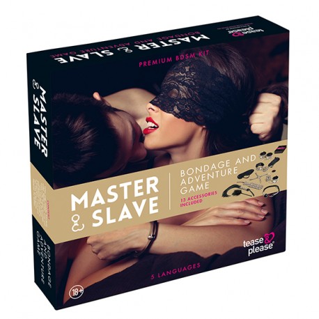 Master & Slave Bondage Game Beige (NL-EN-DE-FR-ES-IT-SE-NO-PL-RU) - Tease & Please