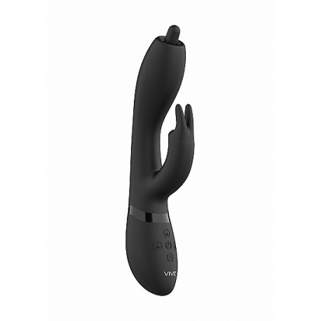 Nilo - Pinpoint Rotating G-spot Rabbit - Black - Vive
