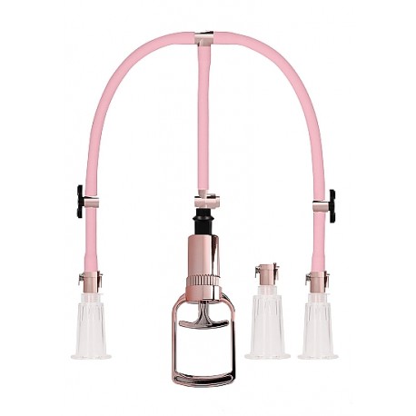 Clitoral & Nipple Pump Set Medium - Rose Gold - Pumped