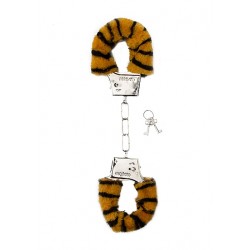 Furry Handcuffs - Tiger - ShotsToys
