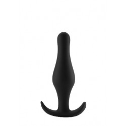 Butt Plug with Handle - Small - Black - ShotsToys