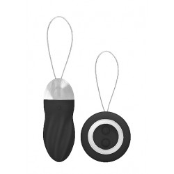 George - Rechargeable Remote Control Vibrating Egg - Black - Simplicity