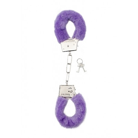 Furry Handcuffs - Purple - ShotsToys