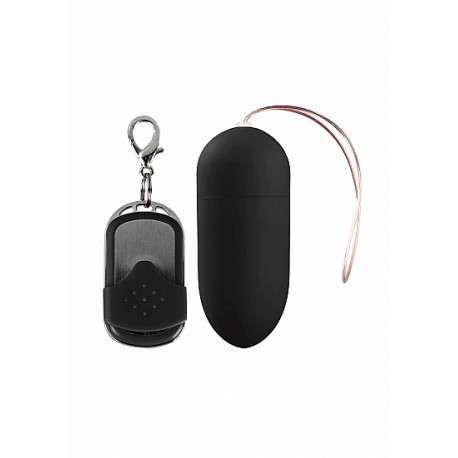 10 Speed Remote Vibrating Egg - Big - Black - ShotsToys