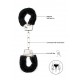 Furry Handcuffs - Black - ShotsToys