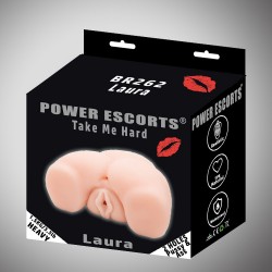 Masturbator-Take Me Hard Laura-Pussy & Ass Masturbator 1,55kg Flesh - Power Escorts